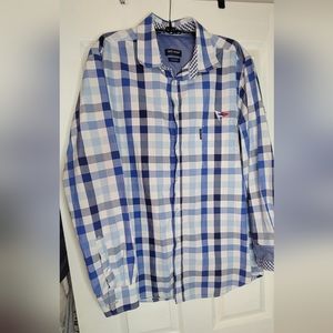 Saint James Plaid button up Shirt